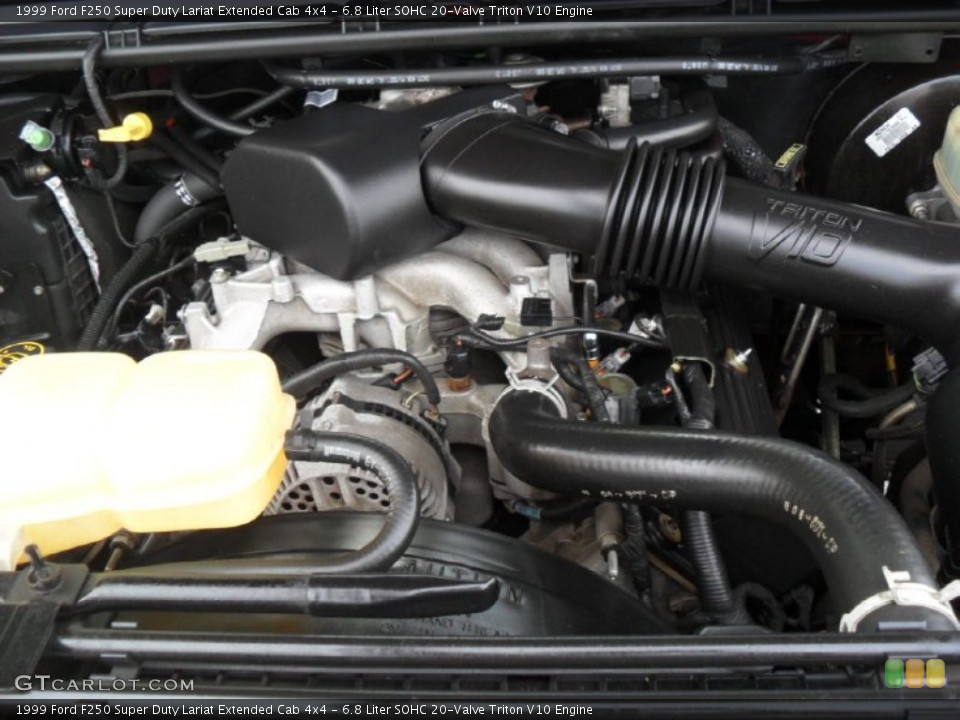 6.8 Liter SOHC 20-Valve Triton V10 1999 Ford F250 Super Duty Engine
