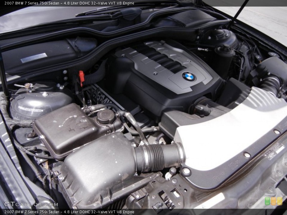 4.8 Liter DOHC 32-Valve VVT V8 Engine for the 2007 BMW 7 Series #53571607