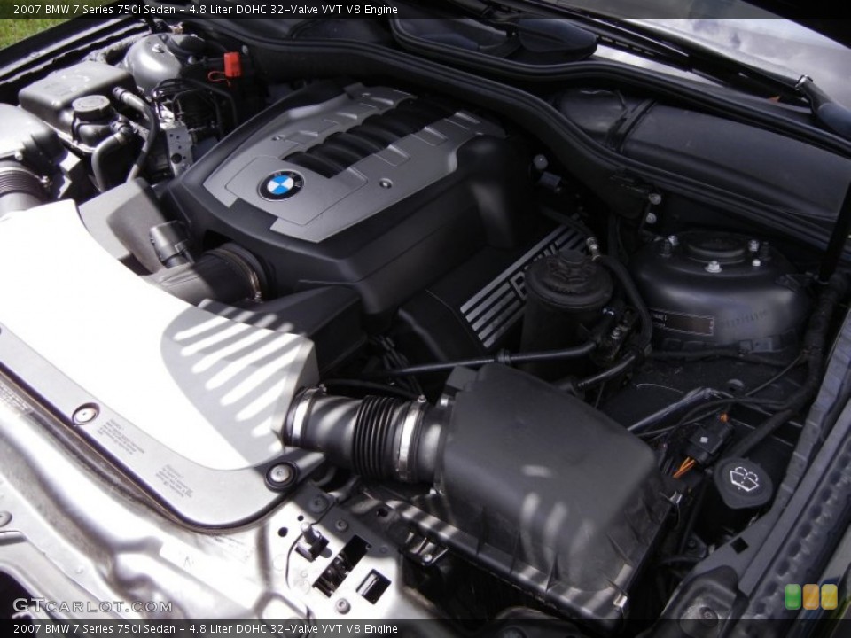 4.8 Liter DOHC 32-Valve VVT V8 Engine for the 2007 BMW 7 Series #53571624