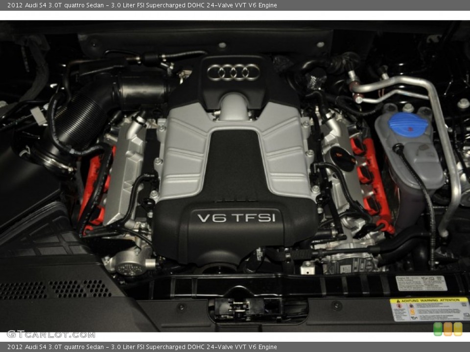 3.0 Liter FSI Supercharged DOHC 24-Valve VVT V6 Engine for the 2012 Audi S4 #53572143