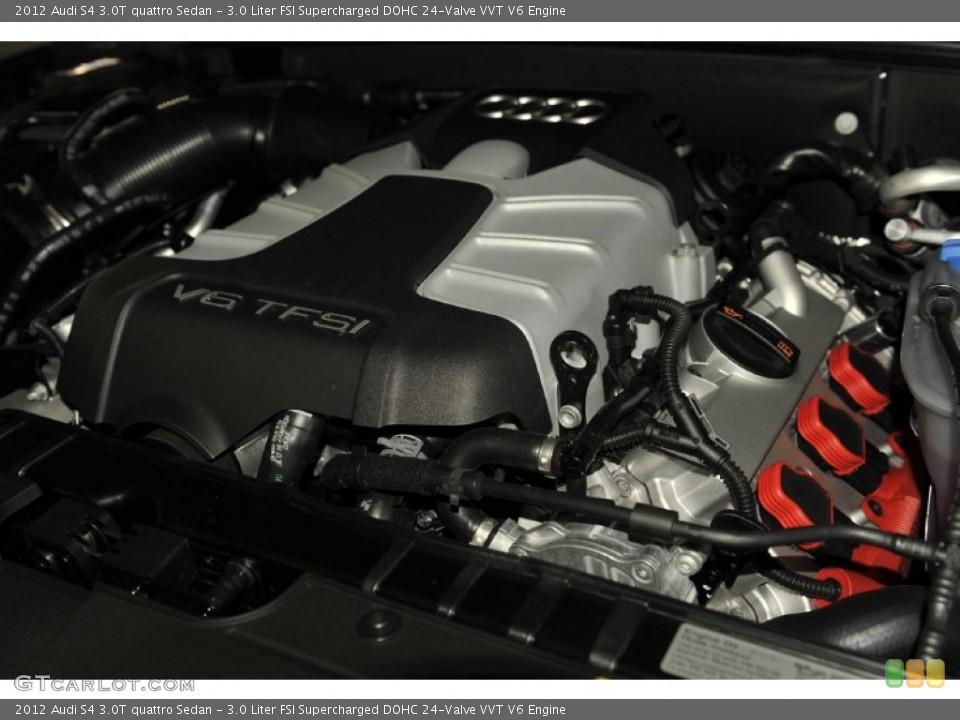 3.0 Liter FSI Supercharged DOHC 24-Valve VVT V6 Engine for the 2012 Audi S4 #53572153