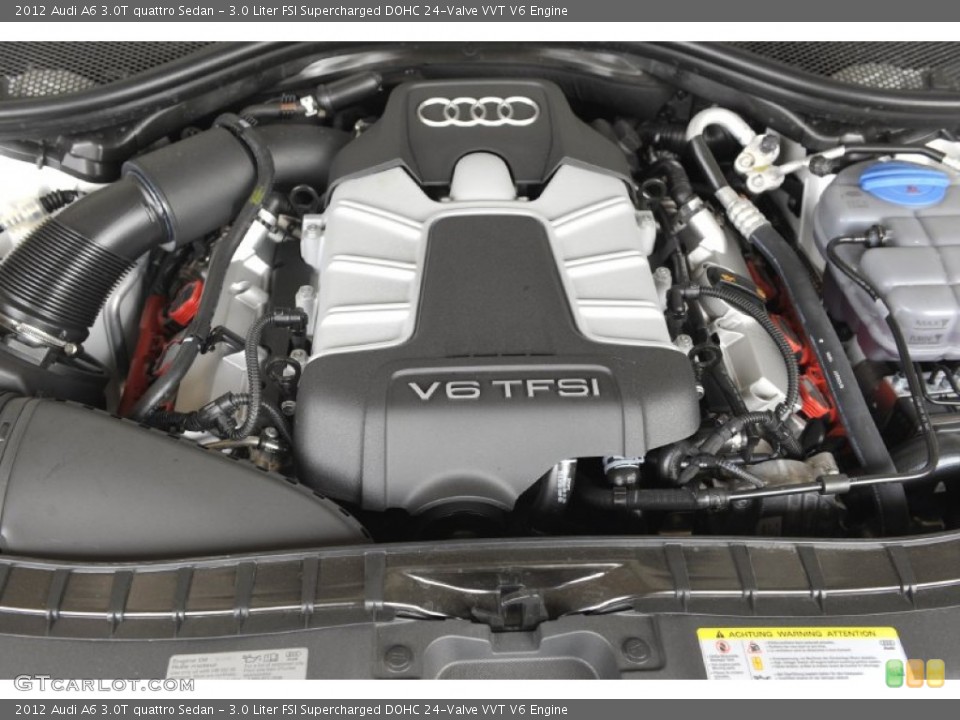 3.0 Liter FSI Supercharged DOHC 24-Valve VVT V6 Engine for the 2012 Audi A6 #53574714