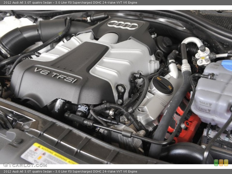 3.0 Liter FSI Supercharged DOHC 24-Valve VVT V6 Engine for the 2012 Audi A6 #53574726