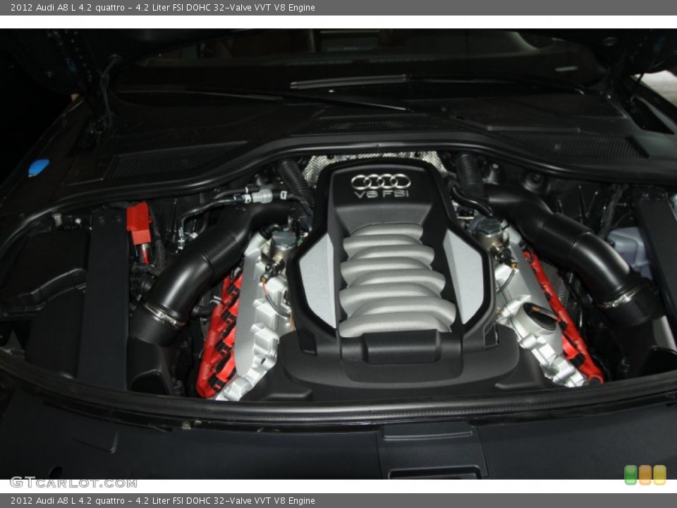 4.2 Liter FSI DOHC 32-Valve VVT V8 Engine for the 2012 Audi A8 #53575497