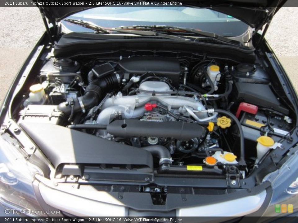 2.5 Liter SOHC 16-Valve VVT Flat 4 Cylinder Engine for the 2011 Subaru Impreza #53577240