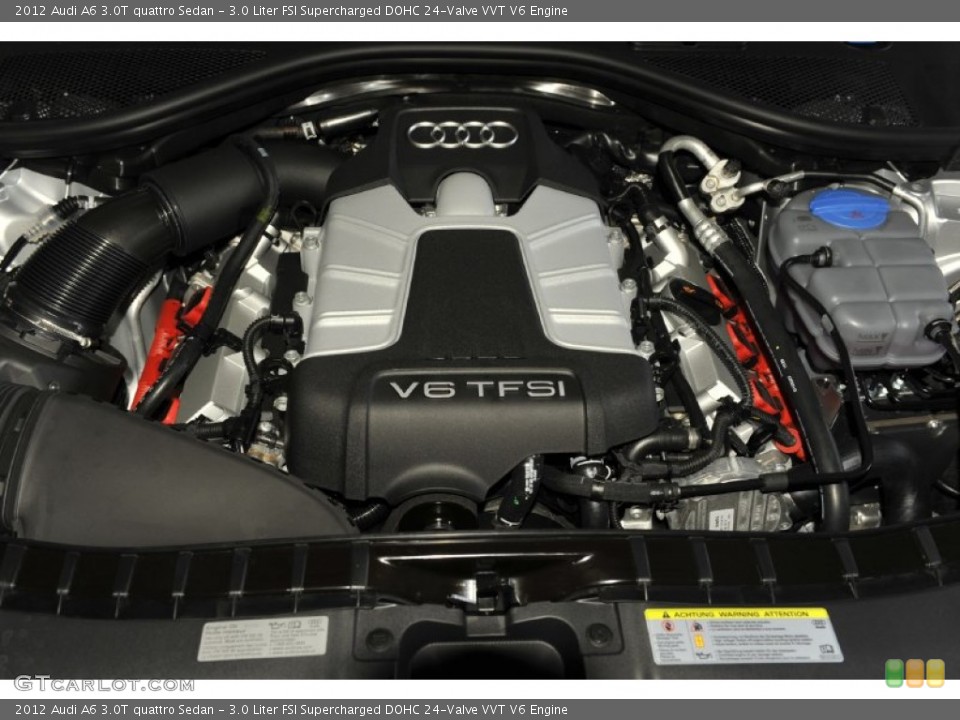 3.0 Liter FSI Supercharged DOHC 24-Valve VVT V6 Engine for the 2012 Audi A6 #53577315