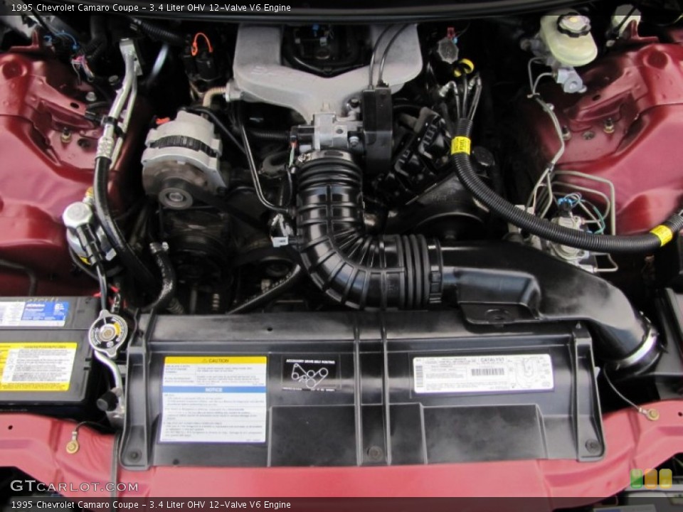 3.4 Liter OHV 12-Valve V6 Engine for the 1995 Chevrolet Camaro #53596025
