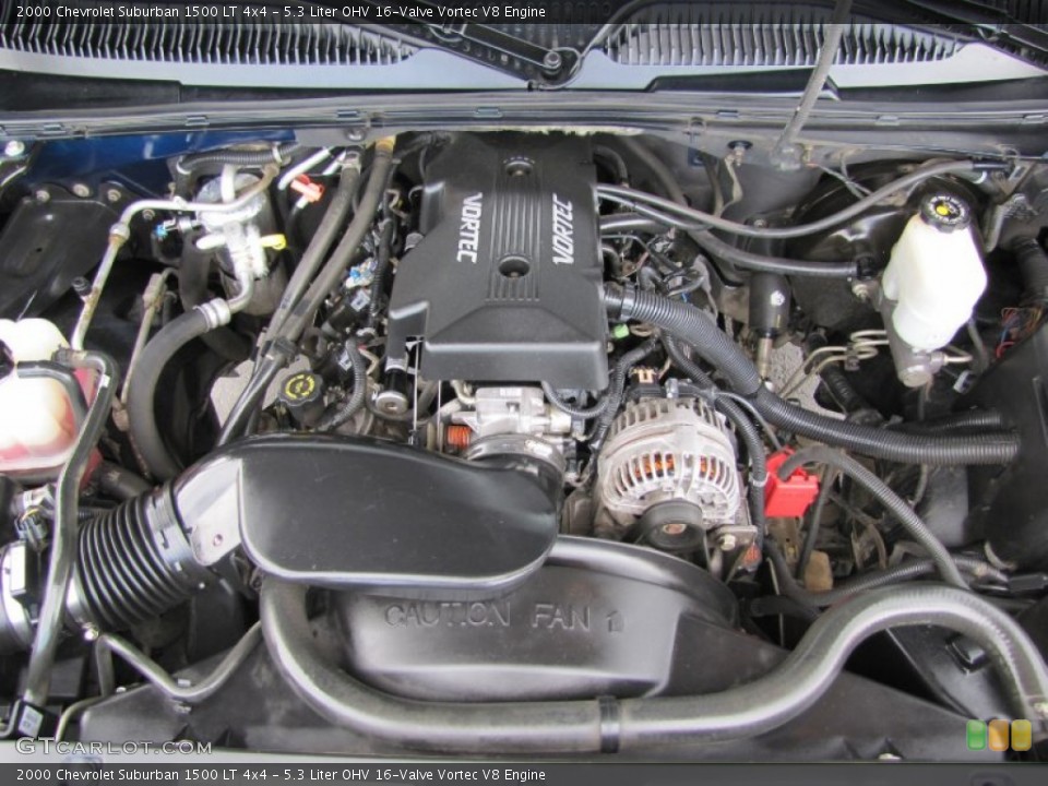 5.3 Liter OHV 16-Valve Vortec V8 Engine for the 2000 Chevrolet Suburban #53596258