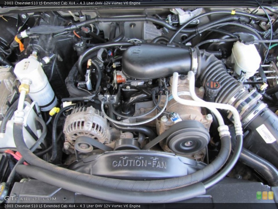 4.3 Liter OHV 12V Vortec V6 Engine for the 2003 Chevrolet S10 #53596423