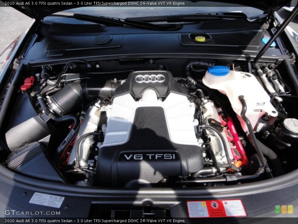 3.0 Liter TFSI Supercharged DOHC 24-Valve VVT V6 Engine for the 2010 Audi A6 #53602327