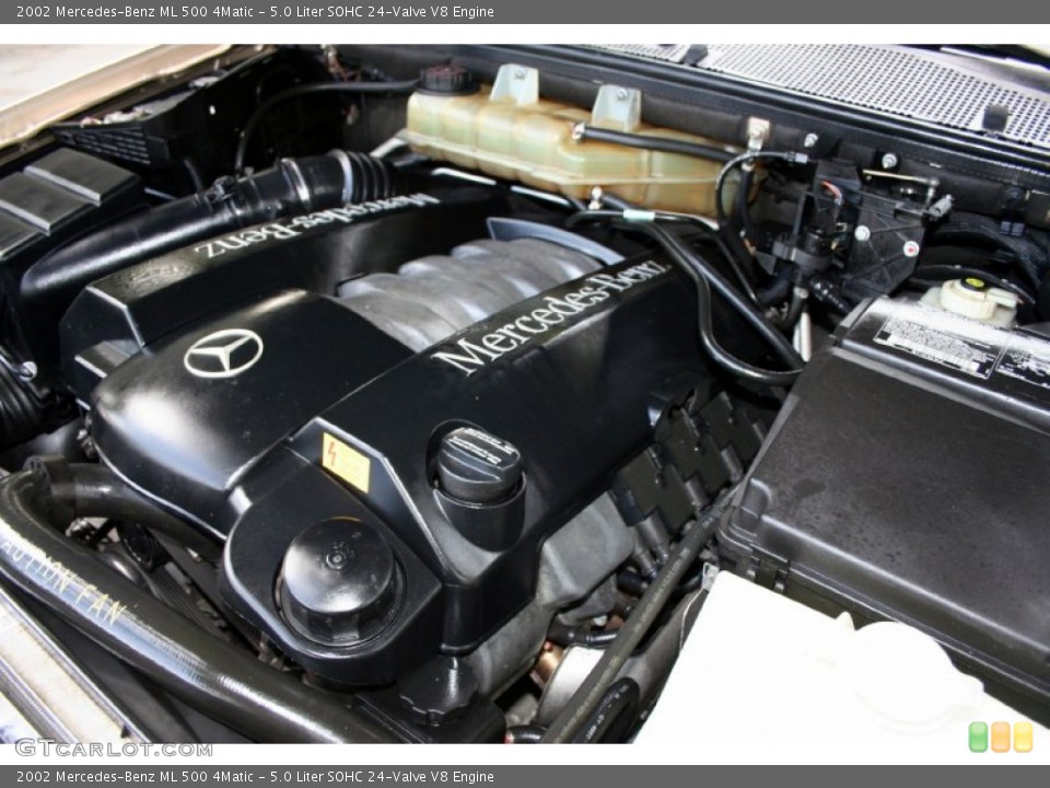5.0 Liter SOHC 24-Valve V8 Engine for the 2002 Mercedes-Benz ML #53602336