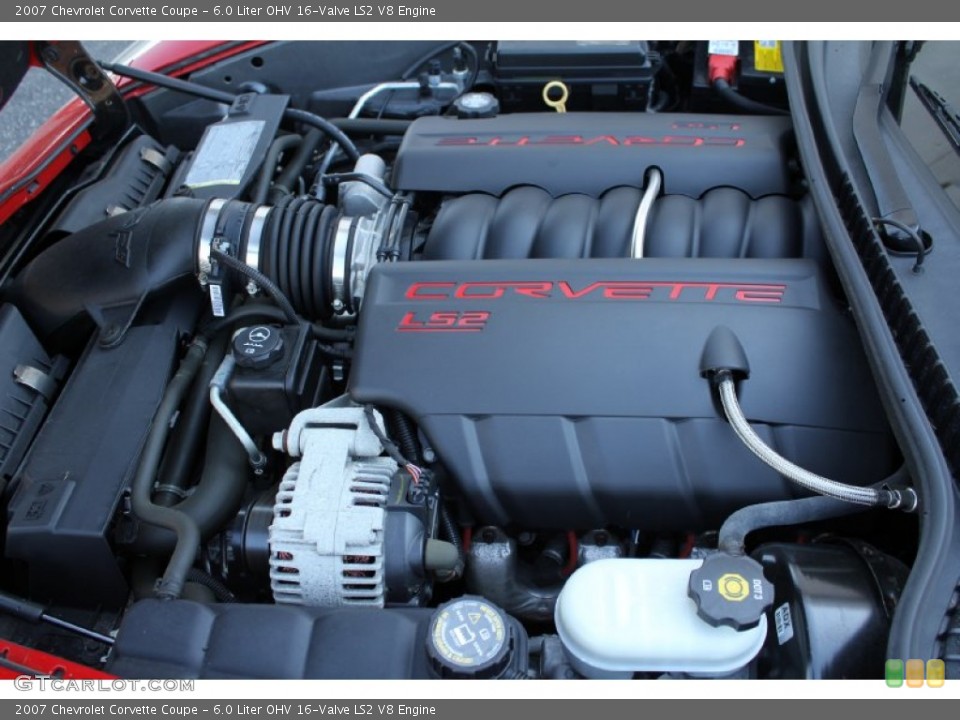 6.0 Liter OHV 16-Valve LS2 V8 Engine for the 2007 Chevrolet Corvette #53602827