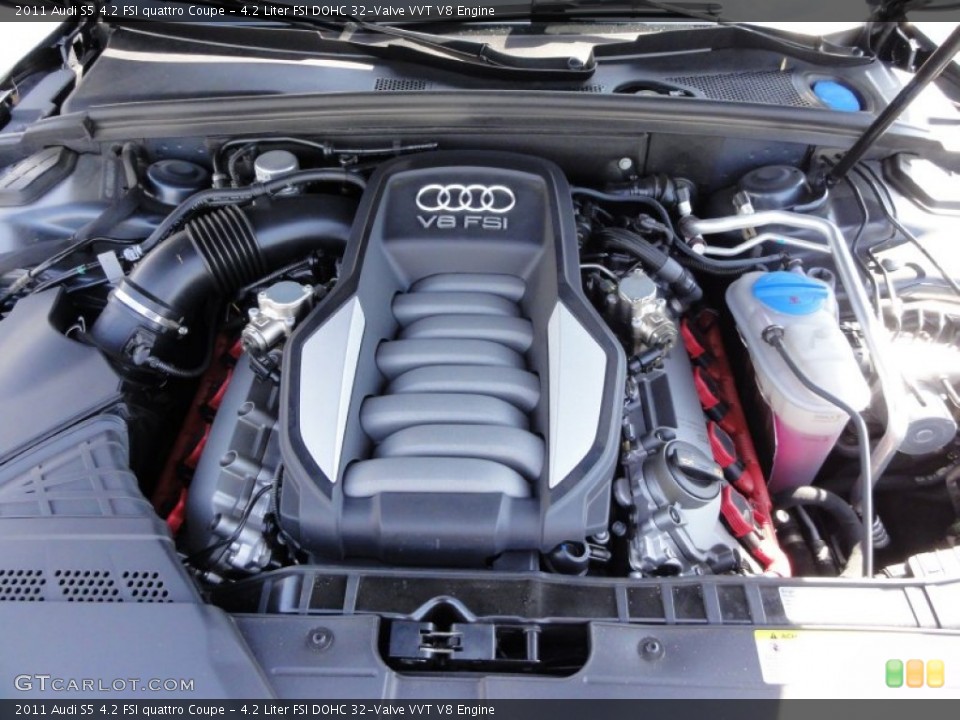 4.2 Liter FSI DOHC 32-Valve VVT V8 Engine for the 2011 Audi S5 #53603532