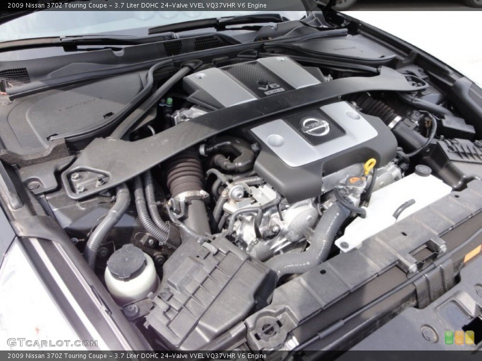 3.7 Liter DOHC 24-Valve VVEL VQ37VHR V6 Engine for the 2009 Nissan 370Z #53605386