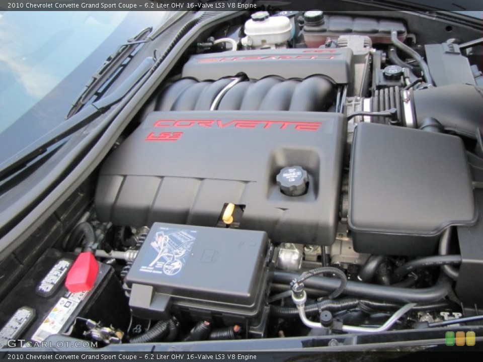 6.2 Liter OHV 16-Valve LS3 V8 Engine for the 2010 Chevrolet Corvette #53610084