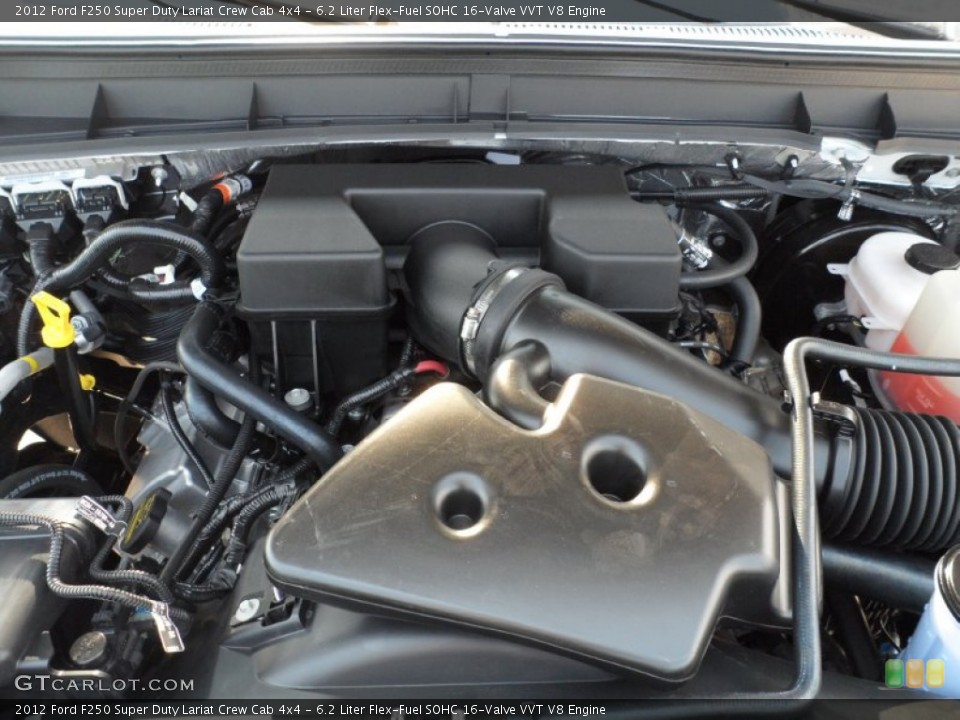6.2 Liter Flex-Fuel SOHC 16-Valve VVT V8 Engine for the 2012 Ford F250 Super Duty #53610681