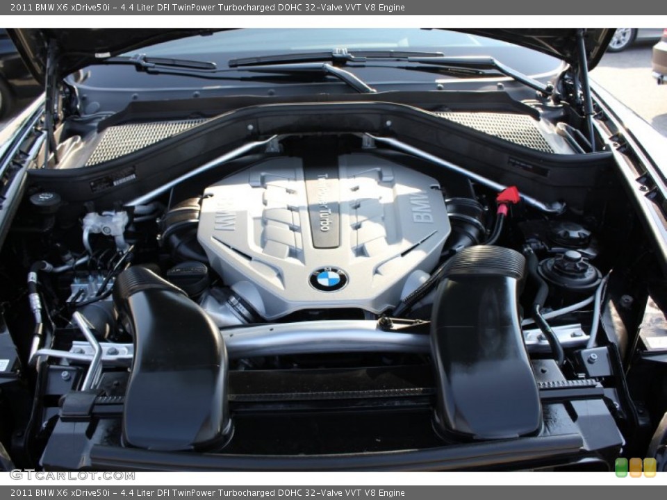 4.4 Liter DFI TwinPower Turbocharged DOHC 32-Valve VVT V8 Engine for the 2011 BMW X6 #53617798