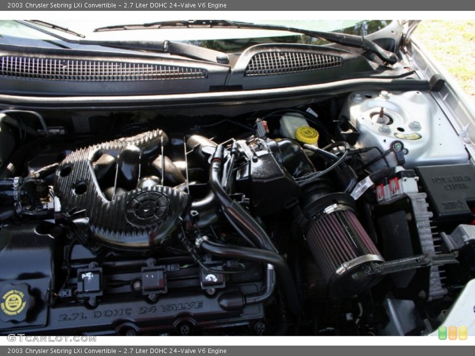 2.7 Liter DOHC 24-Valve V6 Engine for the 2003 Chrysler Sebring #53638110