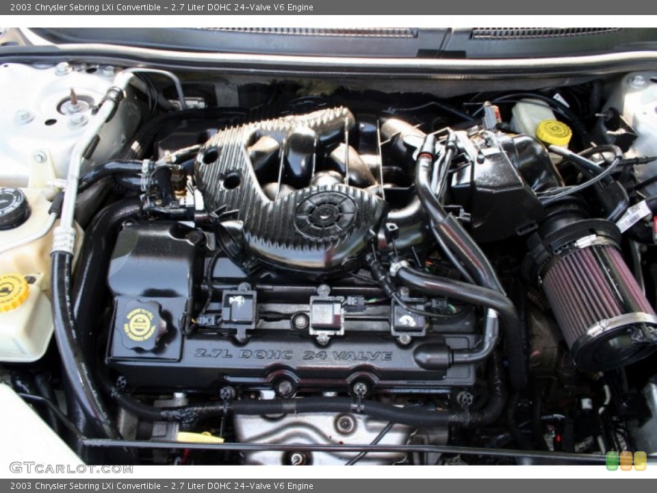 2.7 Liter DOHC 24-Valve V6 Engine for the 2003 Chrysler Sebring #53638128