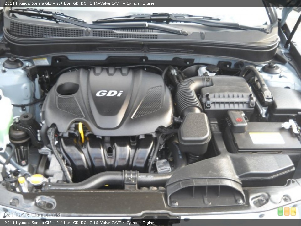 2.4 Liter GDI DOHC 16-Valve CVVT 4 Cylinder Engine for the 2011 Hyundai Sonata #53639163