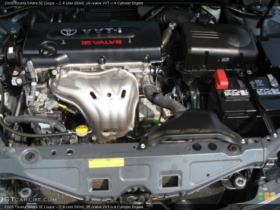 2.4 Liter DOHC 16-Valve VVT-i 4 Cylinder Engine for the 2008 Toyota Solara #53643329