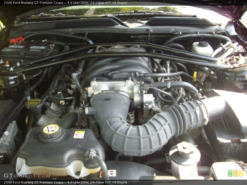 4.6 Liter SOHC 24-Valve VVT V8 Engine for the 2006 Ford Mustang #53644096
