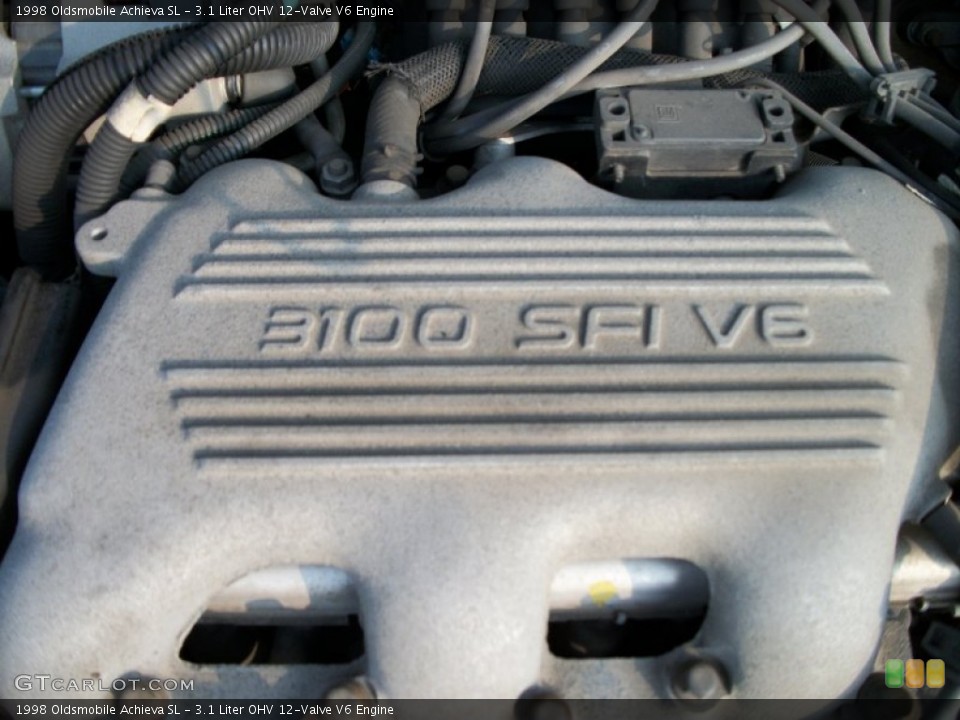 3.1 Liter OHV 12-Valve V6 1998 Oldsmobile Achieva Engine