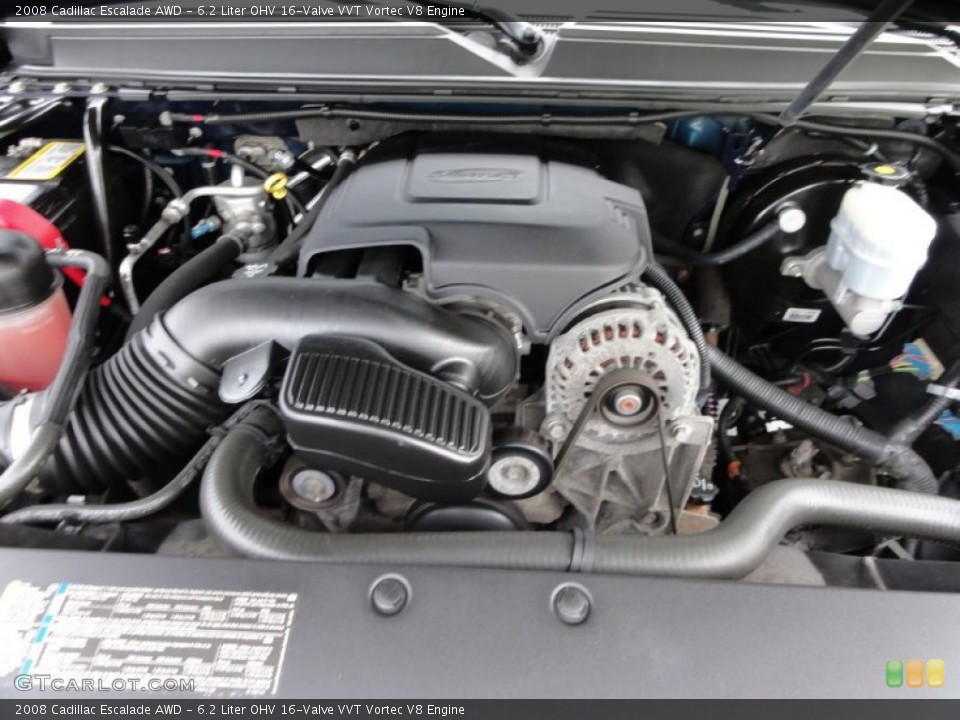 6.2 Liter OHV 16-Valve VVT Vortec V8 Engine for the 2008 Cadillac Escalade #53648658