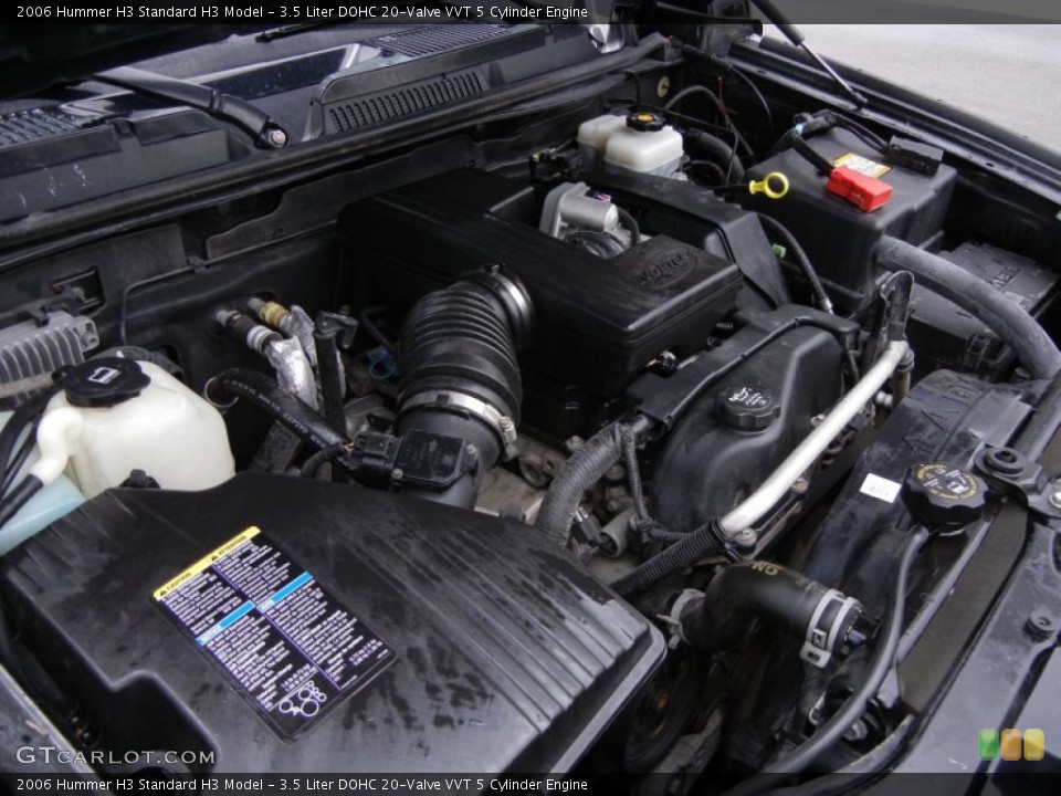 3.5 Liter DOHC 20-Valve VVT 5 Cylinder Engine for the 2006 Hummer H3 #53651891