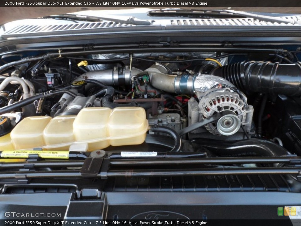 7.3 Liter OHV 16-Valve Power Stroke Turbo Diesel V8 Engine for the 2000 Ford F250 Super Duty #53652315