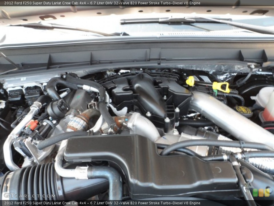 6.7 Liter OHV 32-Valve B20 Power Stroke Turbo-Diesel V8 Engine for the 2012 Ford F250 Super Duty #53652778