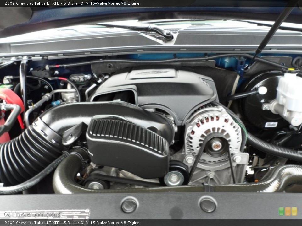 5.3 Liter OHV 16-Valve Vortec V8 Engine for the 2009 Chevrolet Tahoe #53659770