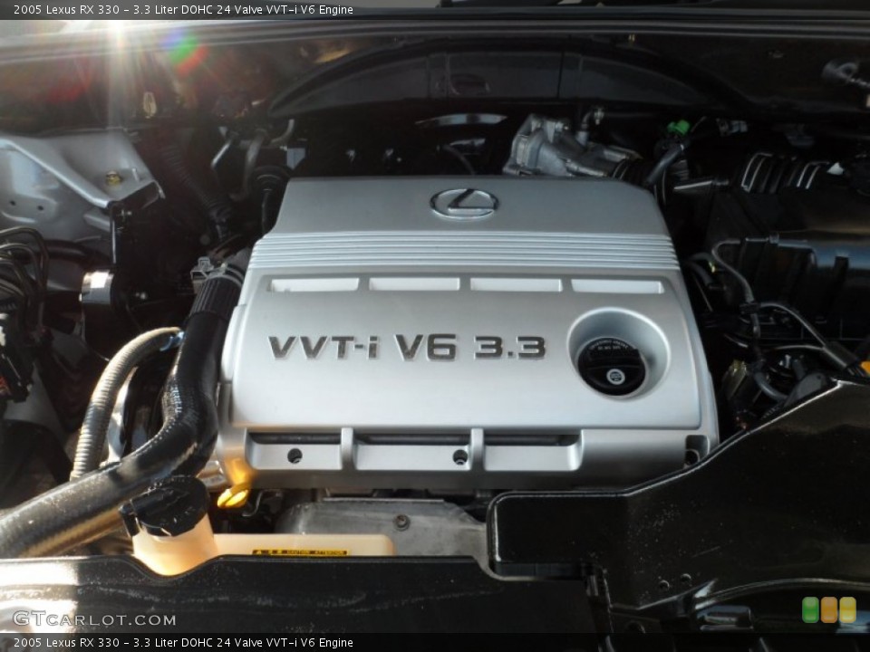 3.3 Liter DOHC 24 Valve VVT-i V6 Engine for the 2005 Lexus RX #53662097