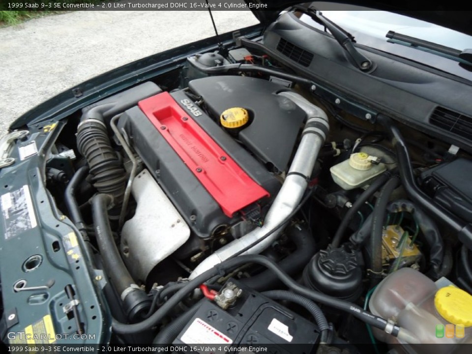 2.0 Liter Turbocharged DOHC 16-Valve 4 Cylinder Engine for the 1999 Saab 9-3 #53666707