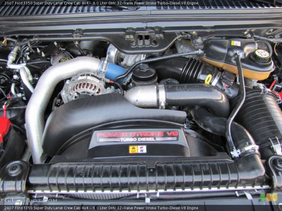 6.0 Liter OHV 32-Valve Power Stroke Turbo-Diesel V8 Engine for the 2007 Ford F350 Super Duty #53677944