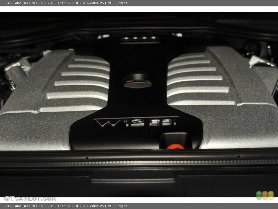 6.3 Liter FSI DOHC 48-Valve VVT W12 Engine for the 2012 Audi A8 #53680106