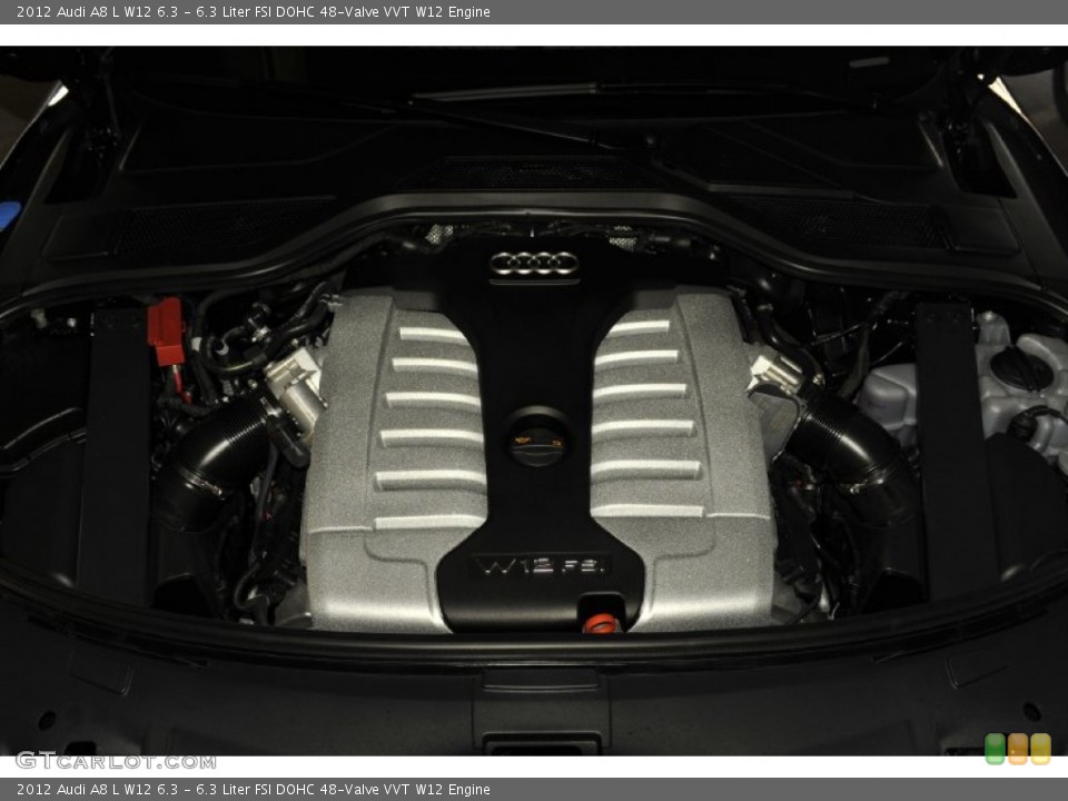 6.3 Liter FSI DOHC 48-Valve VVT W12 Engine for the 2012 Audi A8 #53680119