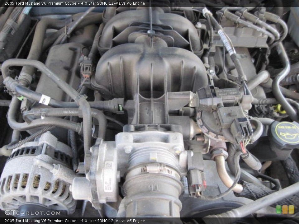 4.0 Liter SOHC 12-Valve V6 Engine for the 2005 Ford Mustang #53682057