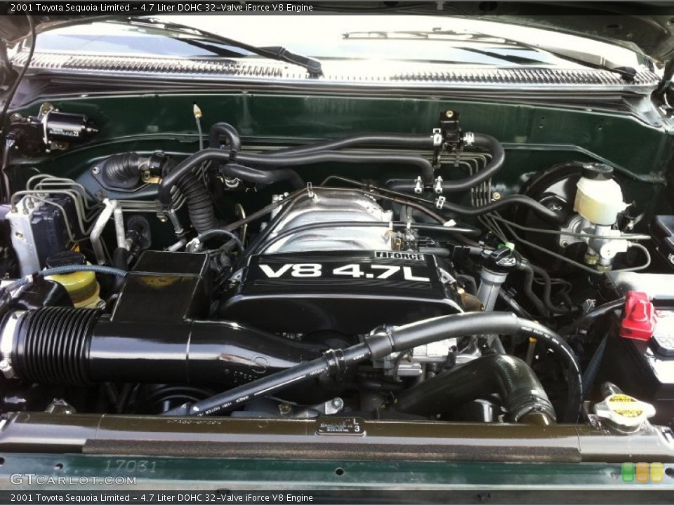 4.7 Liter DOHC 32-Valve iForce V8 2001 Toyota Sequoia Engine