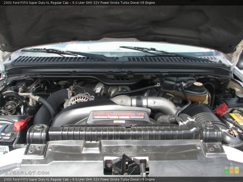 6.0 Liter OHV 32V Power Stroke Turbo Diesel V8 Engine for the 2003 Ford F350 Super Duty #53703213