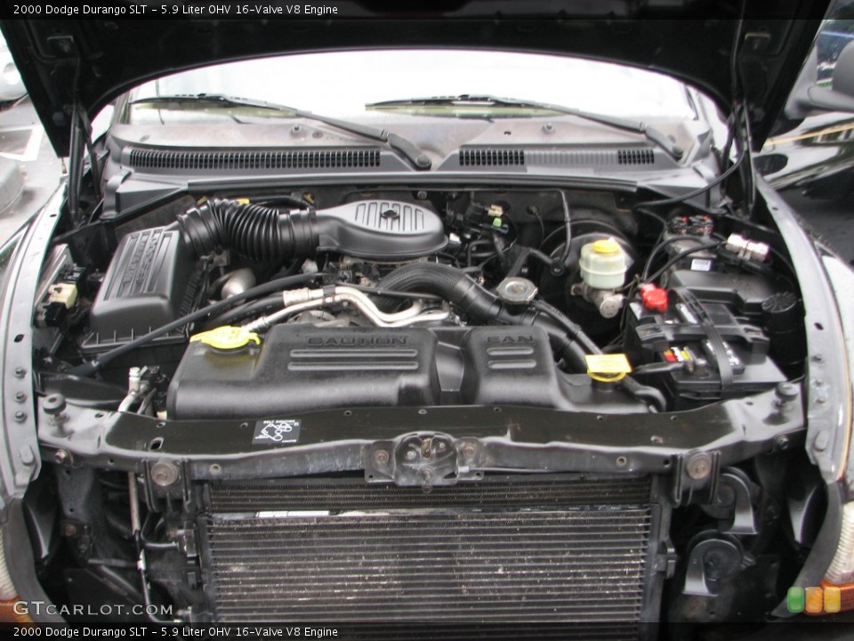 5.9 Liter OHV 16-Valve V8 Engine for the 2000 Dodge Durango #53708424