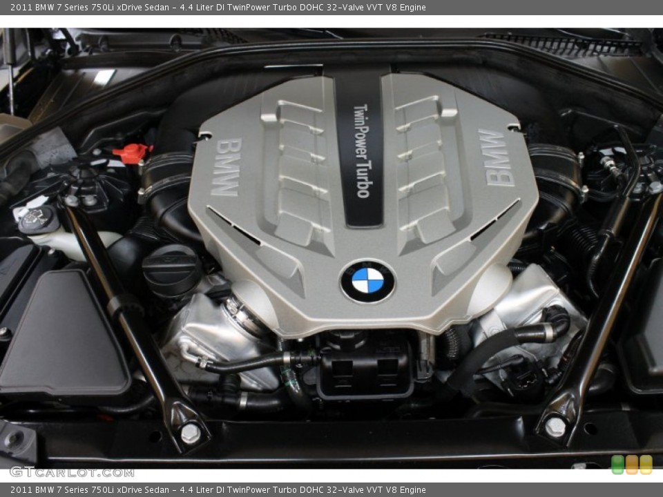 4.4 Liter DI TwinPower Turbo DOHC 32-Valve VVT V8 Engine for the 2011 BMW 7 Series #53711676