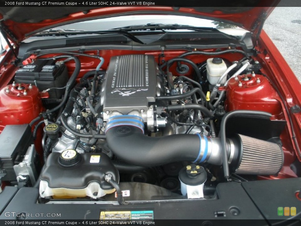 4.6 Liter SOHC 24-Valve VVT V8 Engine for the 2008 Ford Mustang #53711679