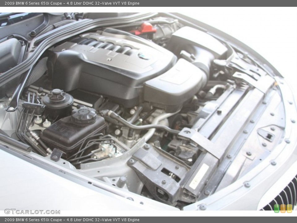 4.8 Liter DOHC 32-Valve VVT V8 Engine for the 2009 BMW 6 Series #53716518