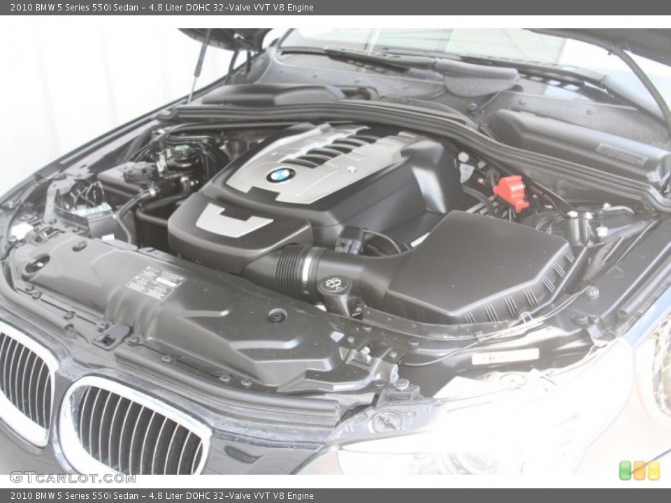 4.8 Liter DOHC 32-Valve VVT V8 Engine for the 2010 BMW 5 Series #53721321
