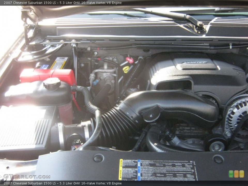 5.3 Liter OHV 16-Valve Vortec V8 2007 Chevrolet Suburban Engine