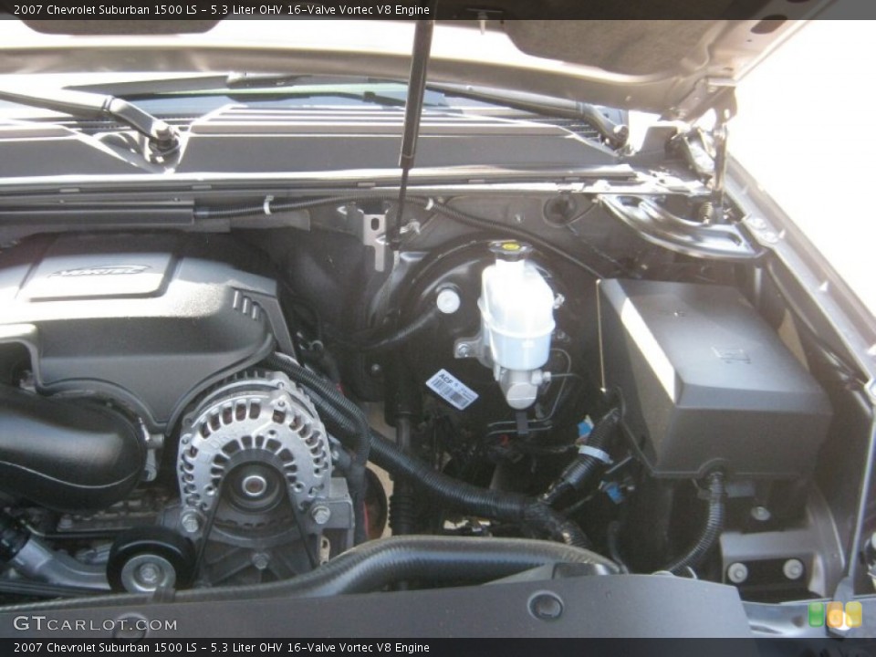 5.3 Liter OHV 16-Valve Vortec V8 Engine for the 2007 Chevrolet Suburban #53732823