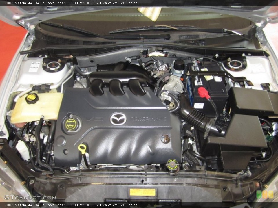 3.0 Liter DOHC 24 Valve VVT V6 Engine for the 2004 Mazda MAZDA6 #53737110