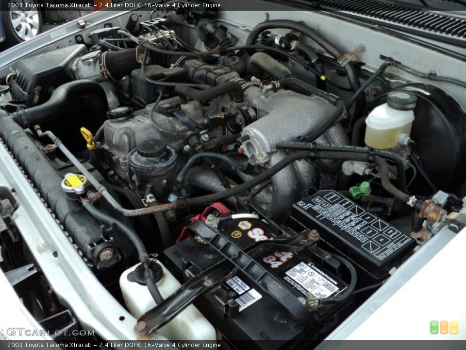 2.4 Liter DOHC 16-Valve 4 Cylinder Engine for the 2003 Toyota Tacoma #53739873