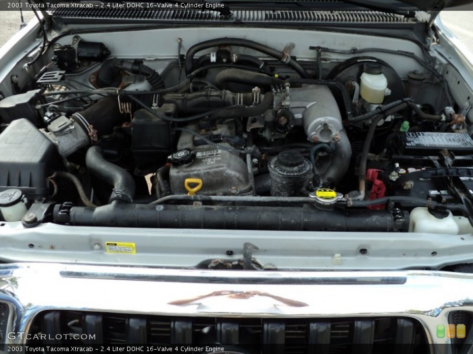 2.4 Liter DOHC 16-Valve 4 Cylinder Engine for the 2003 Toyota Tacoma #53739879